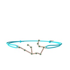 Aquarius Bileklik - Yeşil kuvars 8 ayar rose altın bileklik #arzwlm