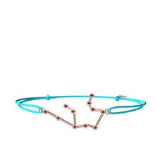 Aquarius Bileklik - Garnet 925 ayar rose altın kaplama gümüş bileklik #b3oz9k