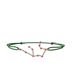 Aquarius Bileklik - Rodolit garnet 14 ayar rose altın bileklik #bfioax