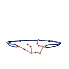 Aquarius Bileklik - Rodolit garnet 18 ayar rose altın bileklik #d04pow