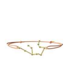 Aquarius Bileklik - Peridot 925 ayar altın kaplama gümüş bileklik #e6bkdx