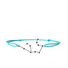 Aquarius Bileklik - Kök yakut 18 ayar beyaz altın bileklik #jjzvi6