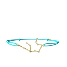 Aquarius Bileklik - Swarovski 14 ayar altın bileklik #l05orl