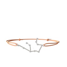 Aquarius Bileklik - Swarovski 14 ayar beyaz altın bileklik #l7yjwy