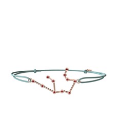 Aquarius Bileklik - Garnet 8 ayar rose altın bileklik #octi30