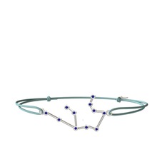 Aquarius Bileklik - Lab safir 925 ayar gümüş bileklik #pxx0ho