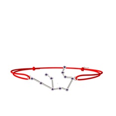 Aquarius Bileklik - Ametist 18 ayar beyaz altın bileklik #sc6kyh