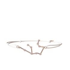 Swarovski 925 ayar rose altın kaplama gümüş bileklik