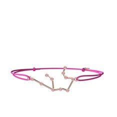 Aquarius Bileklik - Pembe kuvars 14 ayar rose altın bileklik #wadiob