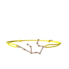 Aquarius Bileklik - Peridot 8 ayar rose altın bileklik #xwimir