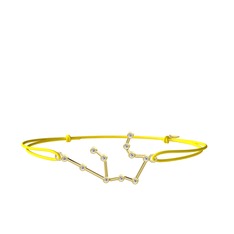 Beyaz zirkon 8 ayar altın bileklik