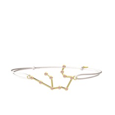 Aquarius Bileklik - Pembe kuvars 8 ayar altın bileklik #zfkm6i