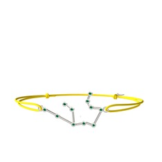 Yeşil kuvars 925 ayar gümüş bileklik