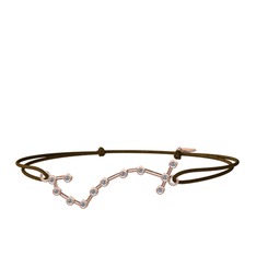 Scorpio Bileklik - Pırlanta 14 ayar rose altın bileklik (0.18 karat) #10g5fc0