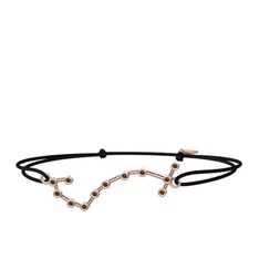 Scorpio Bileklik - Dumanlı kuvars 18 ayar rose altın bileklik #1bhfqon