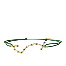 Scorpio Bileklik - Ametist 14 ayar altın bileklik #1c69vyb