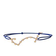 Scorpio Bileklik - Sitrin 18 ayar rose altın bileklik #1gg3a9f