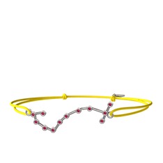 Rodolit garnet 925 ayar gümüş bileklik