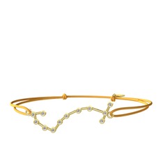 Scorpio Bileklik - Swarovski 8 ayar altın bileklik #1l506g5