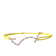 Scorpio Bileklik - Swarovski 925 ayar rose altın kaplama gümüş bileklik #1lws71q