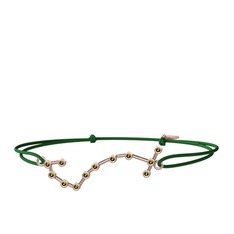Scorpio Bileklik - Peridot 8 ayar rose altın bileklik #1q55912