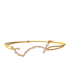 Scorpio Bileklik - Sitrin 8 ayar rose altın bileklik #1tbve5q