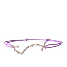 Swarovski 18 ayar rose altın bileklik