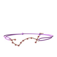 Garnet 18 ayar rose altın bileklik