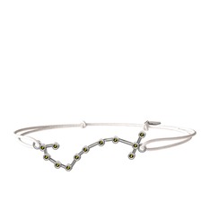 Scorpio Bileklik - Peridot 925 ayar gümüş bileklik #br1dpn