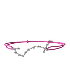 Scorpio Bileklik - Pırlanta 14 ayar beyaz altın bileklik (0.18 karat) #fv3iy9