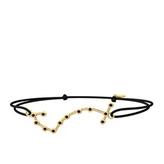 Scorpio Bileklik - Kök yakut 925 ayar altın kaplama gümüş bileklik #i4kth