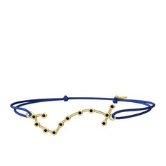 Siyah zirkon 18 ayar altın bileklik