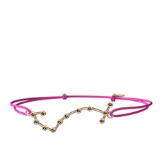 Peridot 925 ayar rose altın kaplama gümüş bileklik