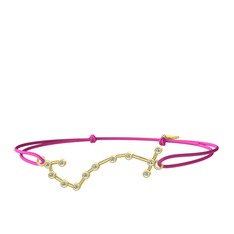Scorpio Bileklik - Swarovski 8 ayar altın bileklik #m766rj