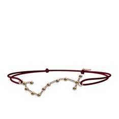 Scorpio Bileklik - Peridot 18 ayar rose altın bileklik #mbcc6k