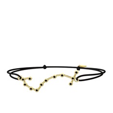 Scorpio Bileklik - Siyah zirkon 18 ayar altın bileklik #ngnyqu