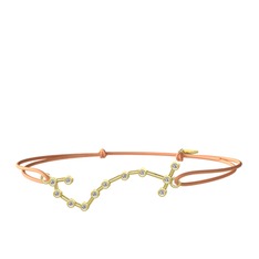 Swarovski 14 ayar altın bileklik