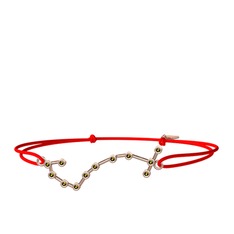 Peridot 925 ayar rose altın kaplama gümüş bileklik