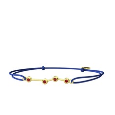 Aries Bileklik - Garnet 14 ayar altın bileklik #135b6tv