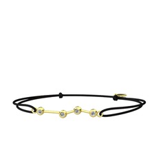 Aries Bileklik - Swarovski 8 ayar altın bileklik #13myyjh