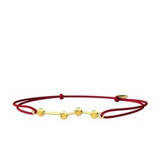 Sitrin 925 ayar altın kaplama gümüş bileklik