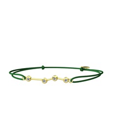 Aries Bileklik - Swarovski 14 ayar altın bileklik #1437vkf