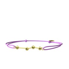 Aries Bileklik - Peridot 14 ayar altın bileklik #189g472