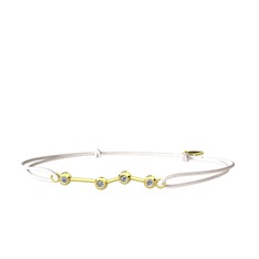 Aries Bileklik - Swarovski 925 ayar altın kaplama gümüş bileklik #1ays9w6