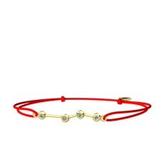 Aries Bileklik - Swarovski 8 ayar altın bileklik #1be63lb