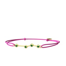 Aries Bileklik - Yeşil kuvars 8 ayar altın bileklik #1ge00xr