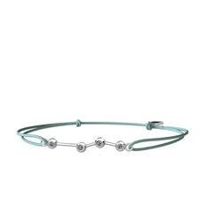 Pırlanta 18 ayar beyaz altın bileklik (0.144 karat)