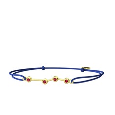 Aries Bileklik - Rodolit garnet 18 ayar altın bileklik #1nx4yoi