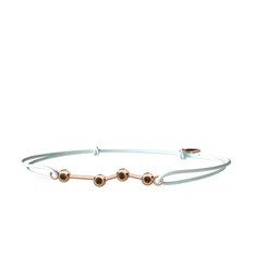 Aries Bileklik - Dumanlı kuvars 925 ayar rose altın kaplama gümüş bileklik #1rg4n8q