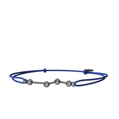 Aries Bileklik - Swarovski 925 ayar siyah rodyum kaplama gümüş bileklik #1u4fgz6